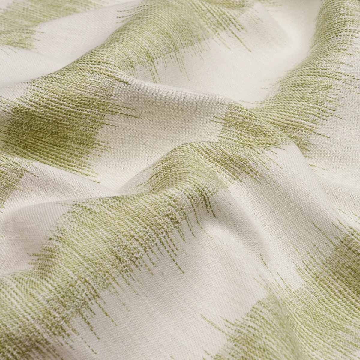 ATTLEBORO IKAT Fabric – LEAF | Schumacher | Wallpaper Twins ATTLEBORO IKAT fabric LEAF color by Schumacher