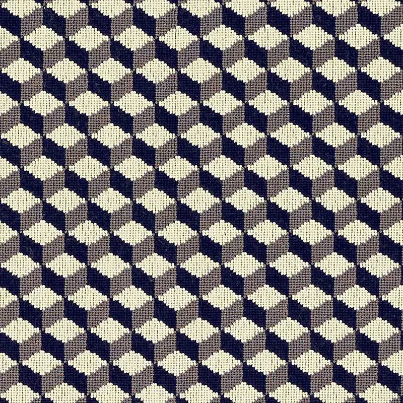 ATWOOD ÉPINGLÉ fabric TRUFFLE color by Schumacher