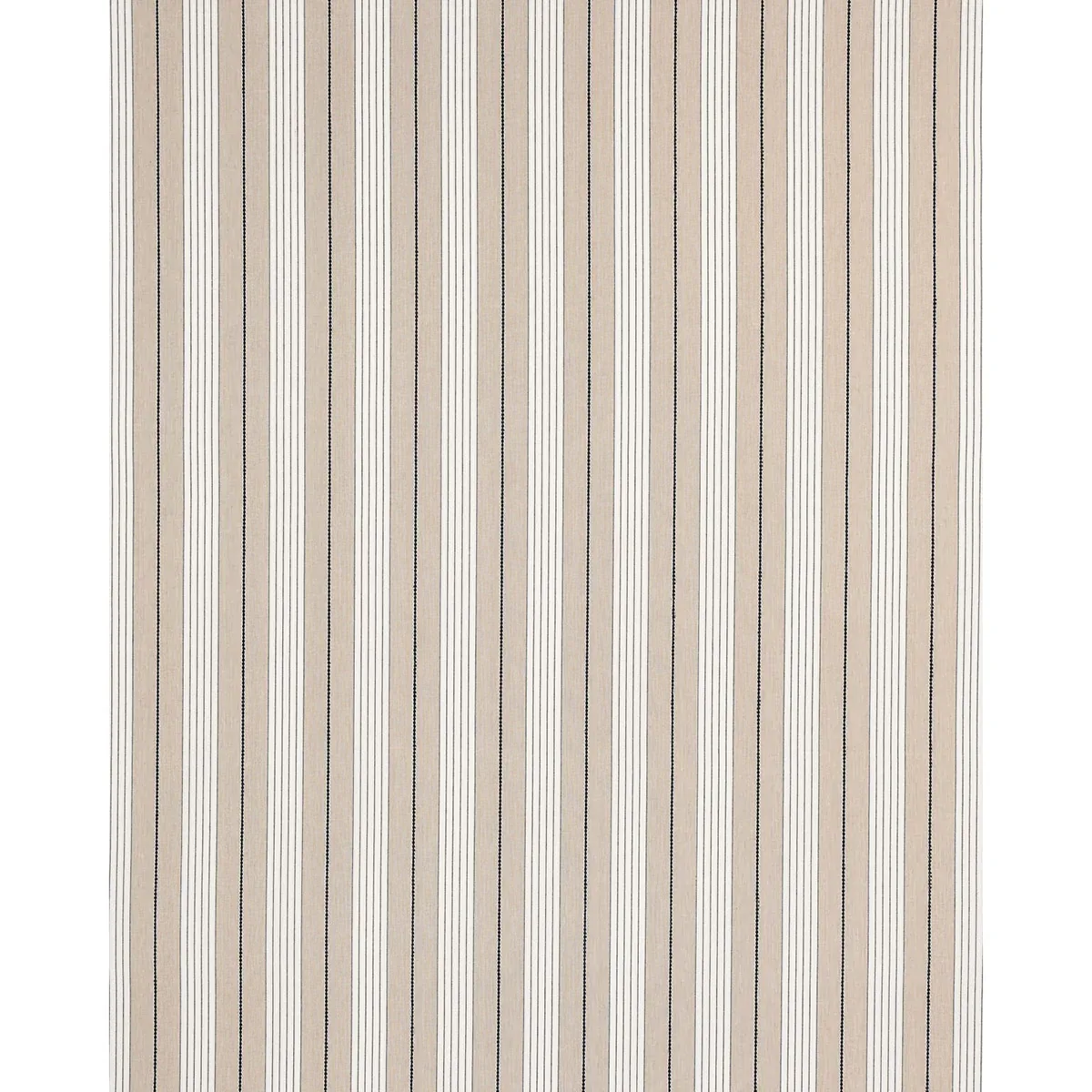 AUDREY STRIPE fabric NATURAL color by Schumacher