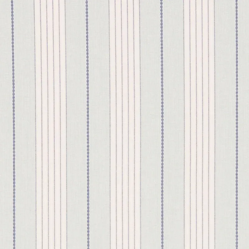 AUDREY STRIPE fabric SKY color by Schumacher