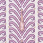 AUGUSTINE IKAT fabric FUCHSIA color by Schumacher