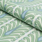 AUGUSTINE IKAT fabric LEAF color by Schumacher