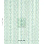 AUGUSTINE IKAT fabric LEAF color by Schumacher