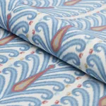 AUGUSTINE IKAT Fabric – PEACOCK | Schumacher | Wallpaper Twi AUGUSTINE IKAT fabric PEACOCK color by Schumacher