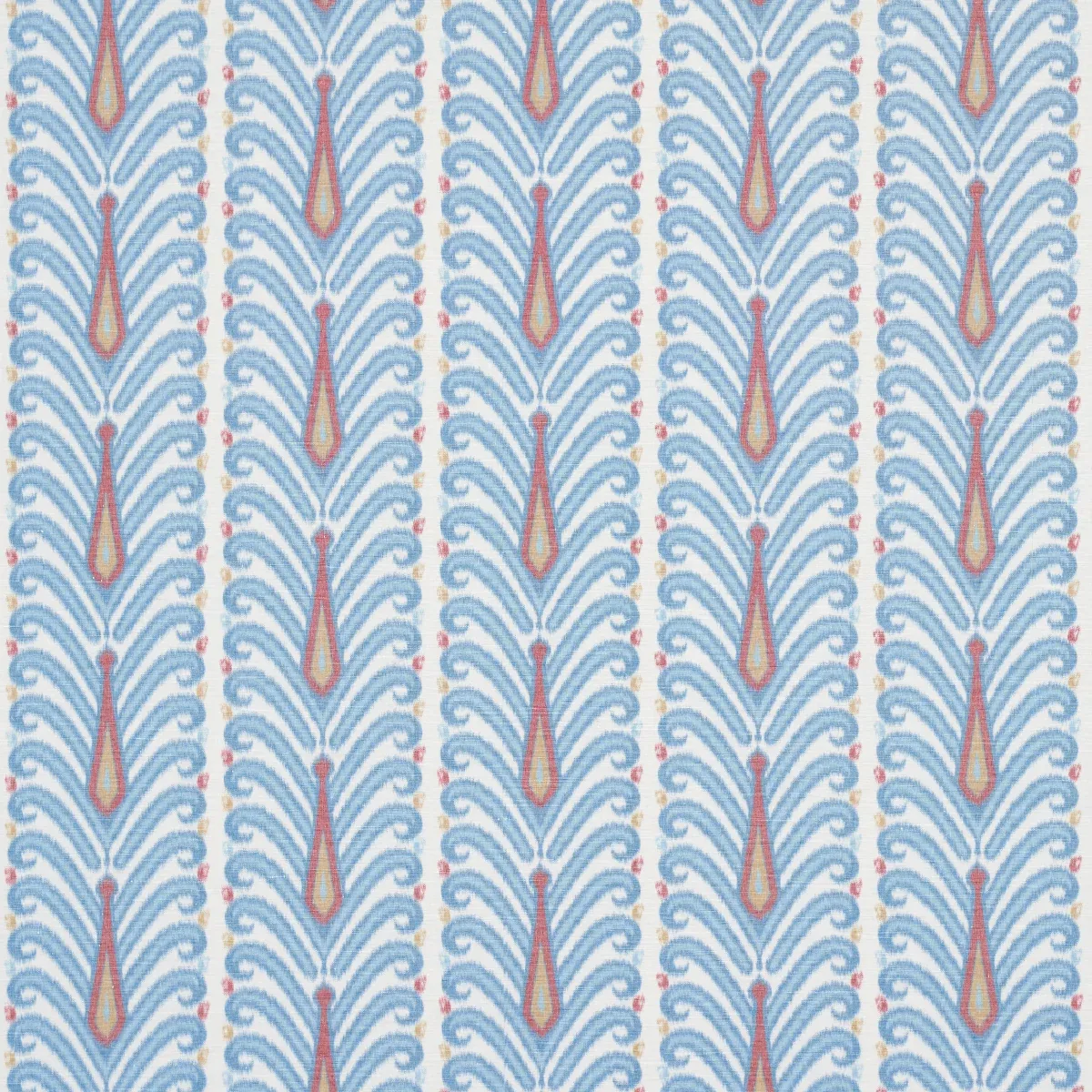 AUGUSTINE IKAT Fabric – PEACOCK | Schumacher | Wallpaper Twi AUGUSTINE IKAT fabric PEACOCK color by Schumacher