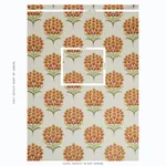 AURELIA EMBROIDERY Fabric – NATURAL | Schumacher | Wallpaper AURELIA EMBROIDERY fabric NATURAL color by Schumacher