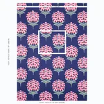 AURELIA EMBROIDERY fabric NAVY color by Schumacher