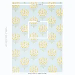AURELIA EMBROIDERY Fabric – SKY | Schumacher | Wallpaper Twi AURELIA EMBROIDERY fabric SKY color by Schumacher