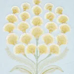 AURELIA EMBROIDERY Fabric – SKY | Schumacher | Wallpaper Twi AURELIA EMBROIDERY fabric SKY color by Schumacher