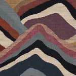AVALA HILLS fabric EARTHY MULTI color by Schumacher