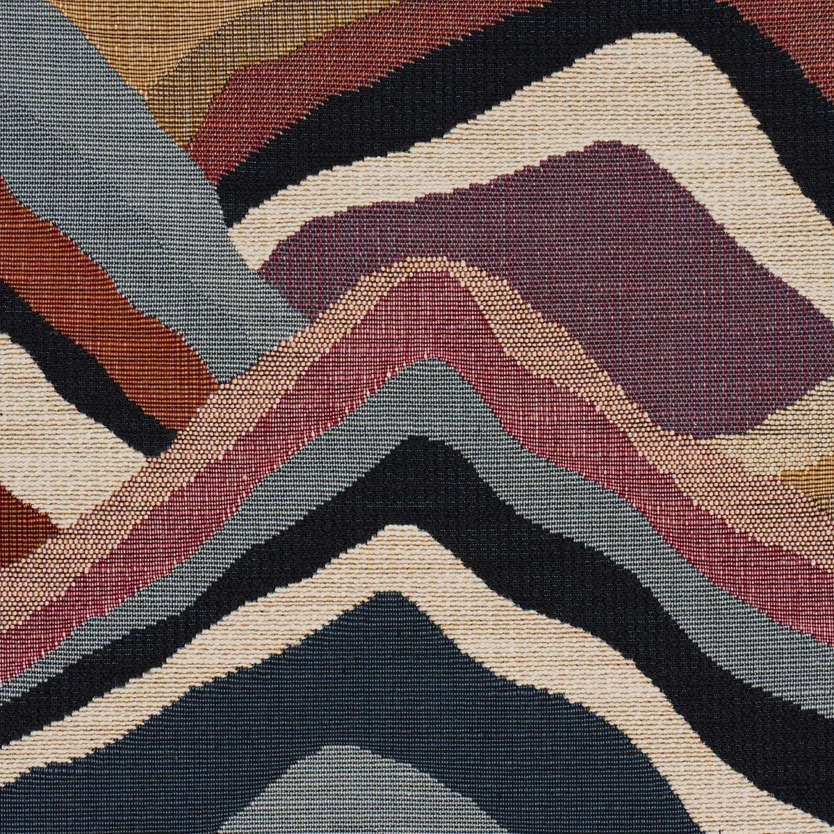 AVALA HILLS fabric EARTHY MULTI color by Schumacher