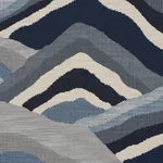 AVALA HILLS fabric OCEAN color by Schumacher
