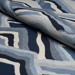 AVALA HILLS fabric OCEAN color by Schumacher