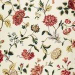 AVEBURY FLORAL VINE Fabric – DOCUMENT ROSE | Schumacher | Wa AVEBURY FLORAL VINE fabric DOCUMENT ROSE color by Schumacher