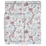 AVELINE LINEN Fabric – LILAC | Schumacher | Wallpaper Twins AVELINE LINEN fabric LILAC color by Schumacher