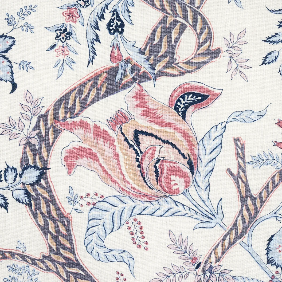 AVELINE LINEN Fabric – LILAC | Schumacher | Wallpaper Twins AVELINE LINEN fabric LILAC color by Schumacher