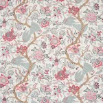 AVELINE LINEN Fabric – ROSE | Schumacher | Wallpaper Twins AVELINE LINEN fabric ROSE color by Schumacher