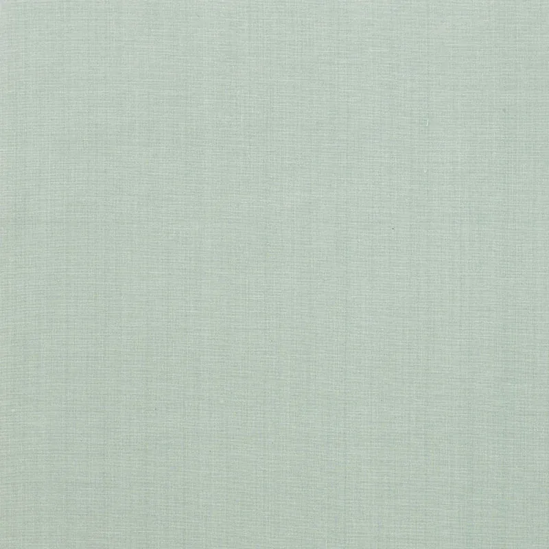 AVERY COTTON PLAIN fabric AQUA color by Schumacher
