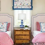 AVIARY Fabric – MULTI ON WHITE | Schumacher | Wallpaper Twin AVIARY fabric MULTI ON WHITE color by Schumacher