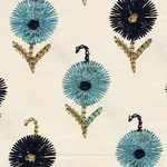 AVODICA EMBROIDERY Fabric – AEGEAN | Schumacher | Wallpaper AVODICA EMBROIDERY fabric AEGEAN color by Schumacher