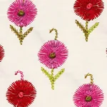 AVODICA EMBROIDERY Fabric – AZALEA | Schumacher | Wallpaper AVODICA EMBROIDERY fabric AZALEA color by Schumacher