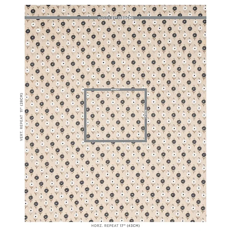 AVODICA EMBROIDERY Fabric – MOONSTONE | Schumacher | Wallpap AVODICA EMBROIDERY fabric MOONSTONE color by Schumacher