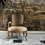 AXIS VELVET fabric FAWN color by Schumacher