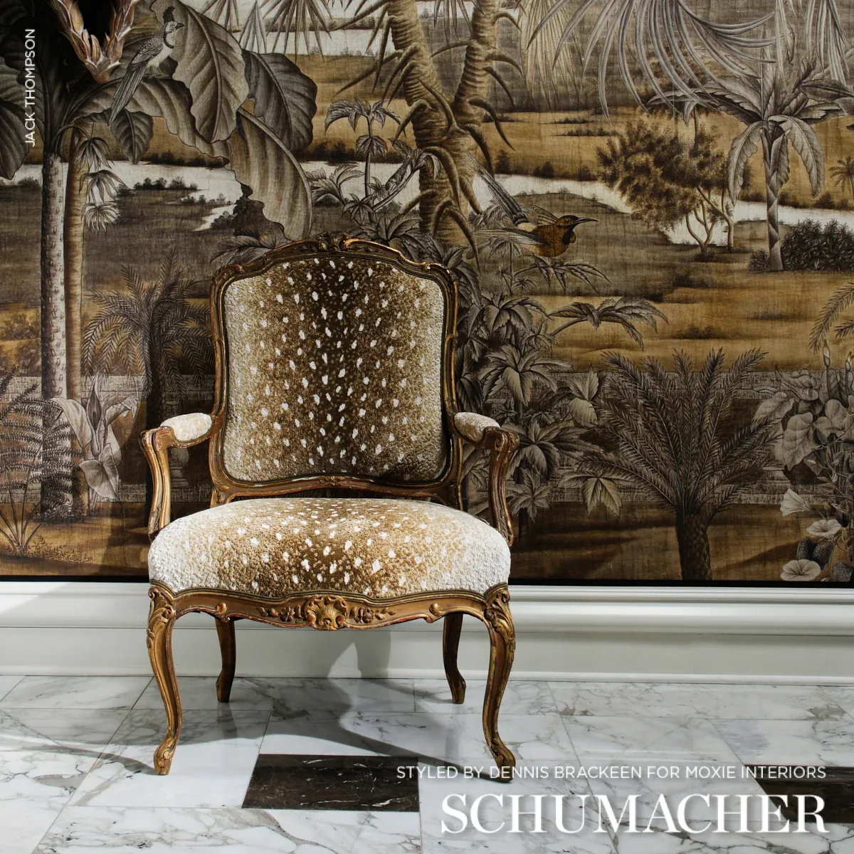 AXIS VELVET fabric FAWN color by Schumacher