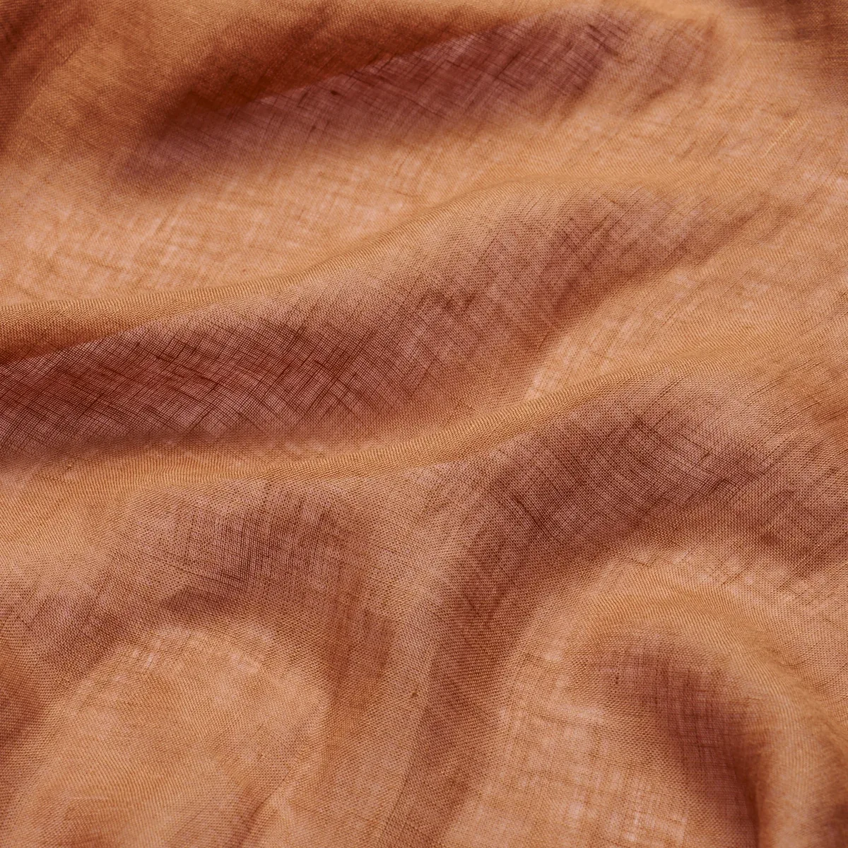 AYA SHEER Fabric – RUST | Schumacher | Wallpaper Twins AYA SHEER fabric RUST color by Schumacher