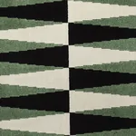BACKGAMMON CUT VELVET fabric GREEN color by Schumacher