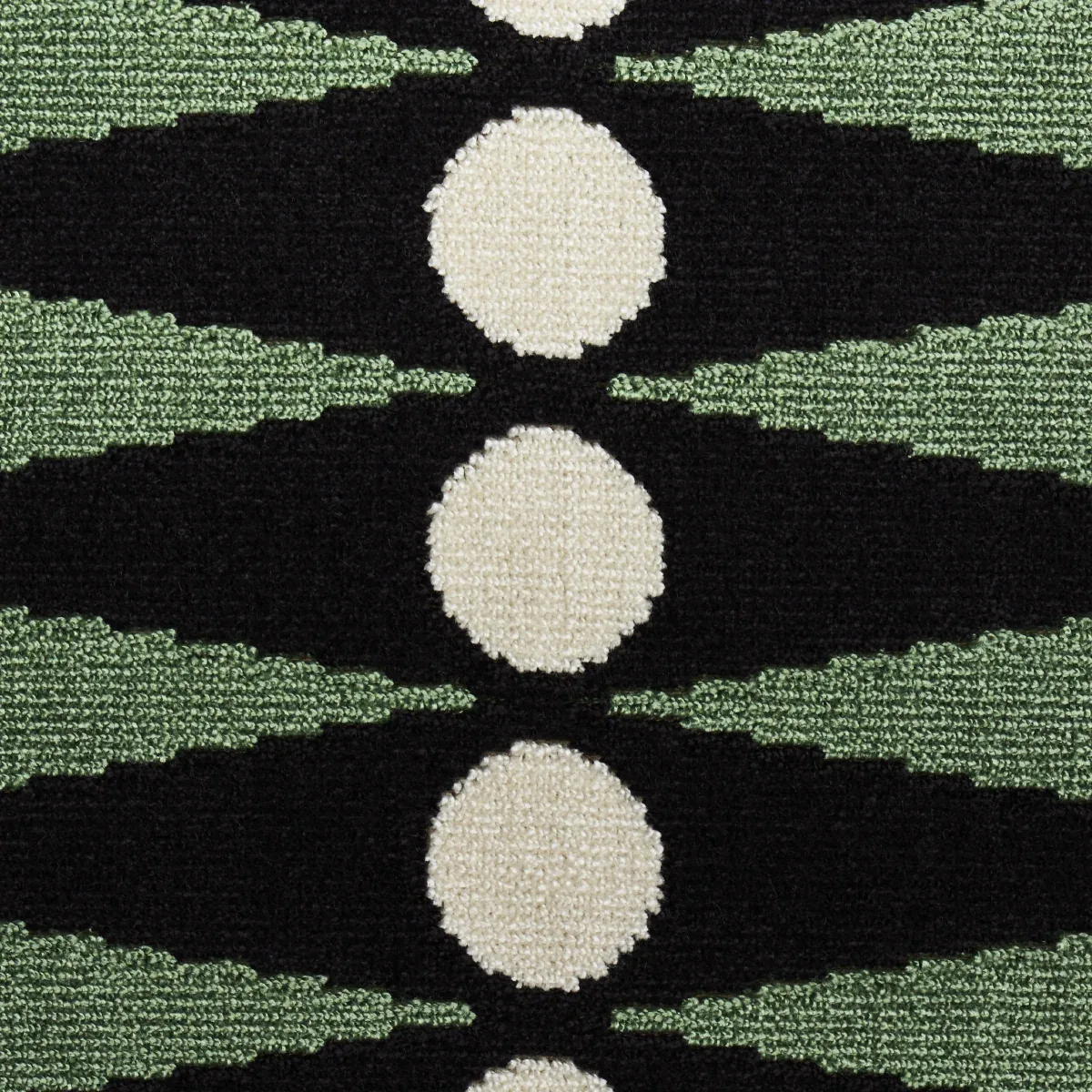 BACKGAMMON CUT VELVET fabric GREEN color by Schumacher