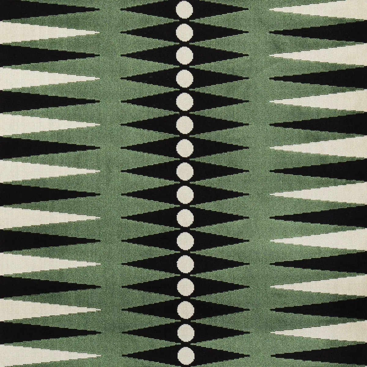 83202 | BACKGAMMON CUT VELVET – GREEN