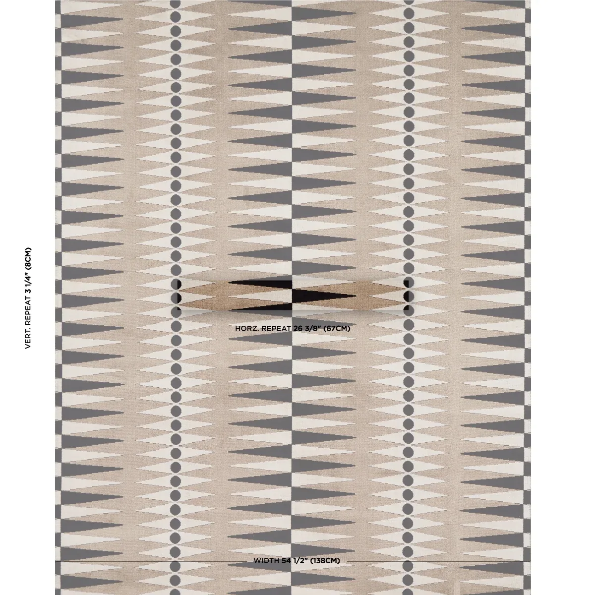BACKGAMMON CUT VELVET Fabric – NEUTRAL | Schumacher | Wallpa BACKGAMMON CUT VELVET fabric NEUTRAL color by Schumacher
