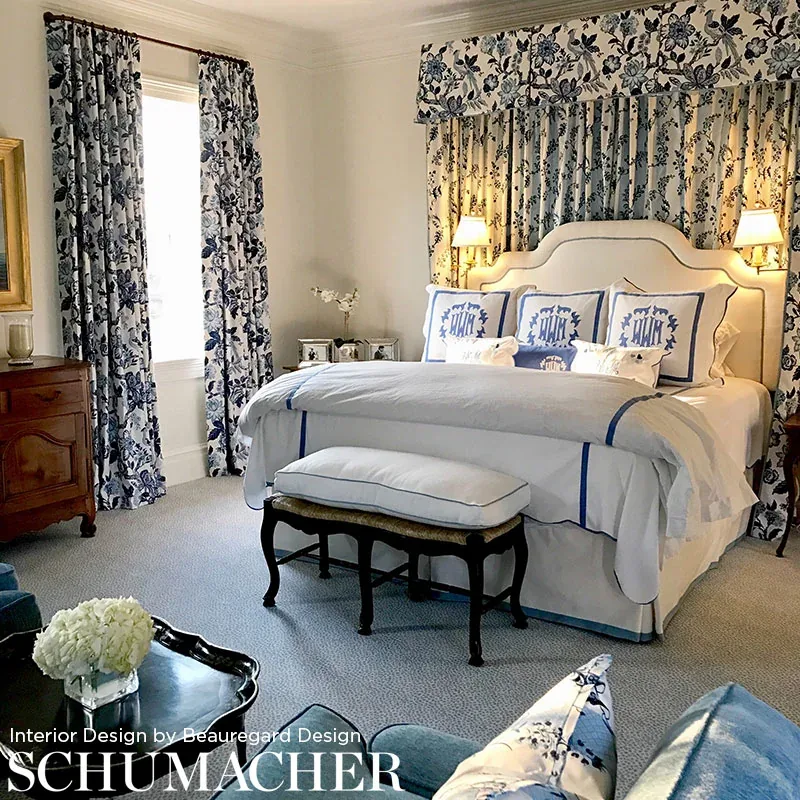 BAGATELLE Fabric – BLUSH | Schumacher | Wallpaper Twins BAGATELLE fabric BLUSH color by Schumacher