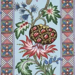 BAILEY BOTANICAL fabric AZURE color by Schumacher