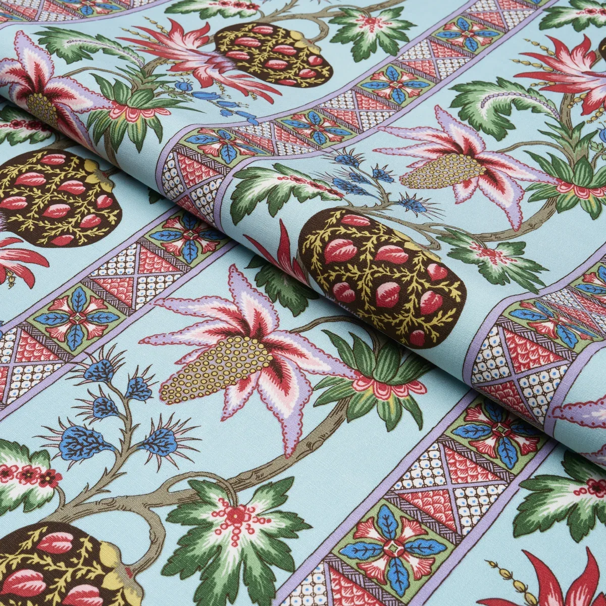BAILEY BOTANICAL fabric AZURE color by Schumacher