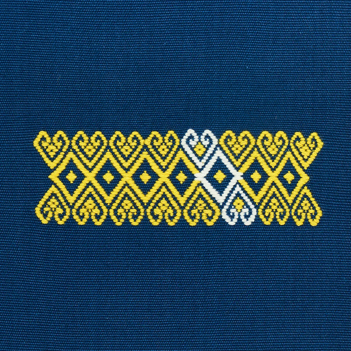 BALAMIL HANDWOVEN PANEL Fabric – MULTI ON NAVY | Schumacher BALAMIL HANDWOVEN PANEL fabric MULTI ON NAVY color by Schumacher