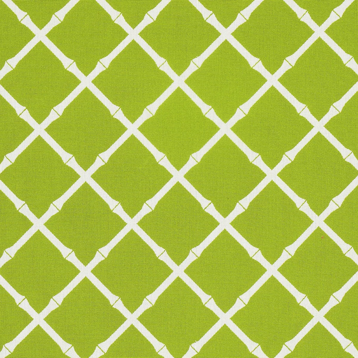 BAMBOO TRELLIS INDOOR/OUTDOOR fabric LEAF color by Schumacher
