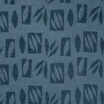 BANANA LEAF CUT OUT fabric BLUE color by Schumacher