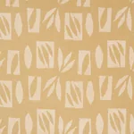 BANANA LEAF CUT OUT fabric CREAM color by Schumacher