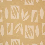 BANANA LEAF CUT OUT fabric CREAM color by Schumacher