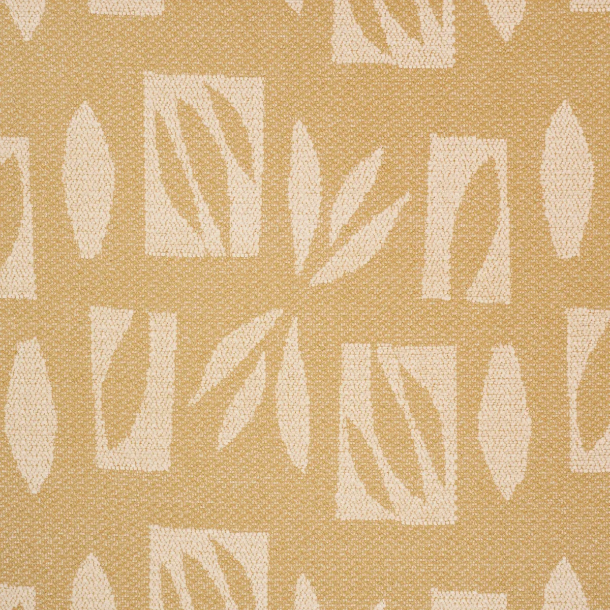 BANANA LEAF CUT OUT fabric CREAM color by Schumacher