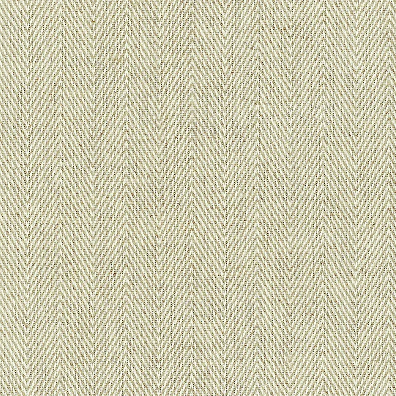 BANBRIDGE HERRINGBONE fabric NATURAL color by Schumacher