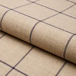 BANCROFT WOOL PLAID Fabric – IVORY | Schumacher | Wallpaper BANCROFT WOOL PLAID fabric IVORY color by Schumacher