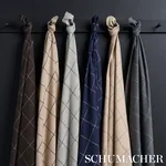 BANCROFT WOOL PLAID Fabric – IVORY | Schumacher | Wallpaper BANCROFT WOOL PLAID fabric IVORY color by Schumacher