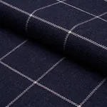 BANCROFT WOOL PLAID Fabric – NAVY | Schumacher | Wallpaper T BANCROFT WOOL PLAID fabric NAVY color by Schumacher