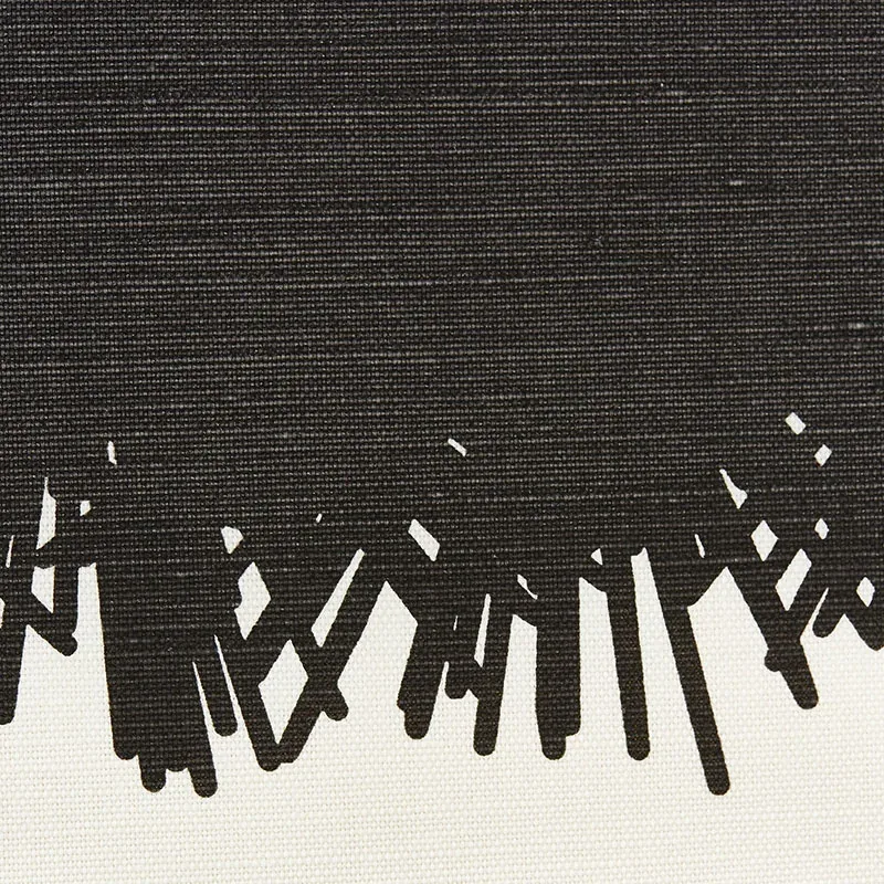BANG Fabric – BLACK | Schumacher | Wallpaper Twins BANG fabric BLACK color by Schumacher