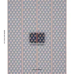 BANGALORE IMAGINATION Fabric – BLEU | Schumacher | Wallpaper BANGALORE IMAGINATION fabric BLEU color by Schumacher