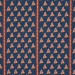 BANGALORE IMAGINATION Fabric – BLEU | Schumacher | Wallpaper BANGALORE IMAGINATION fabric BLEU color by Schumacher