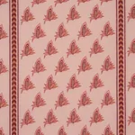 BANGALORE IMAGINATION Fabric – ROSE | Schumacher | Wallpaper BANGALORE IMAGINATION fabric ROSE color by Schumacher